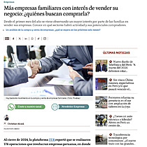 Ms empresas familiares con inters de vender su negocio: quines buscan comprarla?